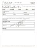 Dog Boarding Meet-and-Greet Checklist | Printable Pet Care Template