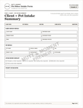 Pet Sitter Intake Form | Printable Pet Care Template