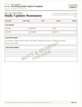 Pet Sitting Daily Update Template | Printable Pet Care Template